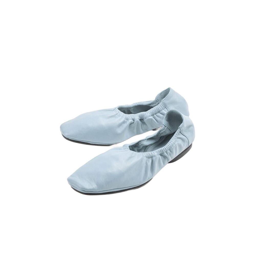 NEW MARI GIUDICELLI travel ballerina in azul